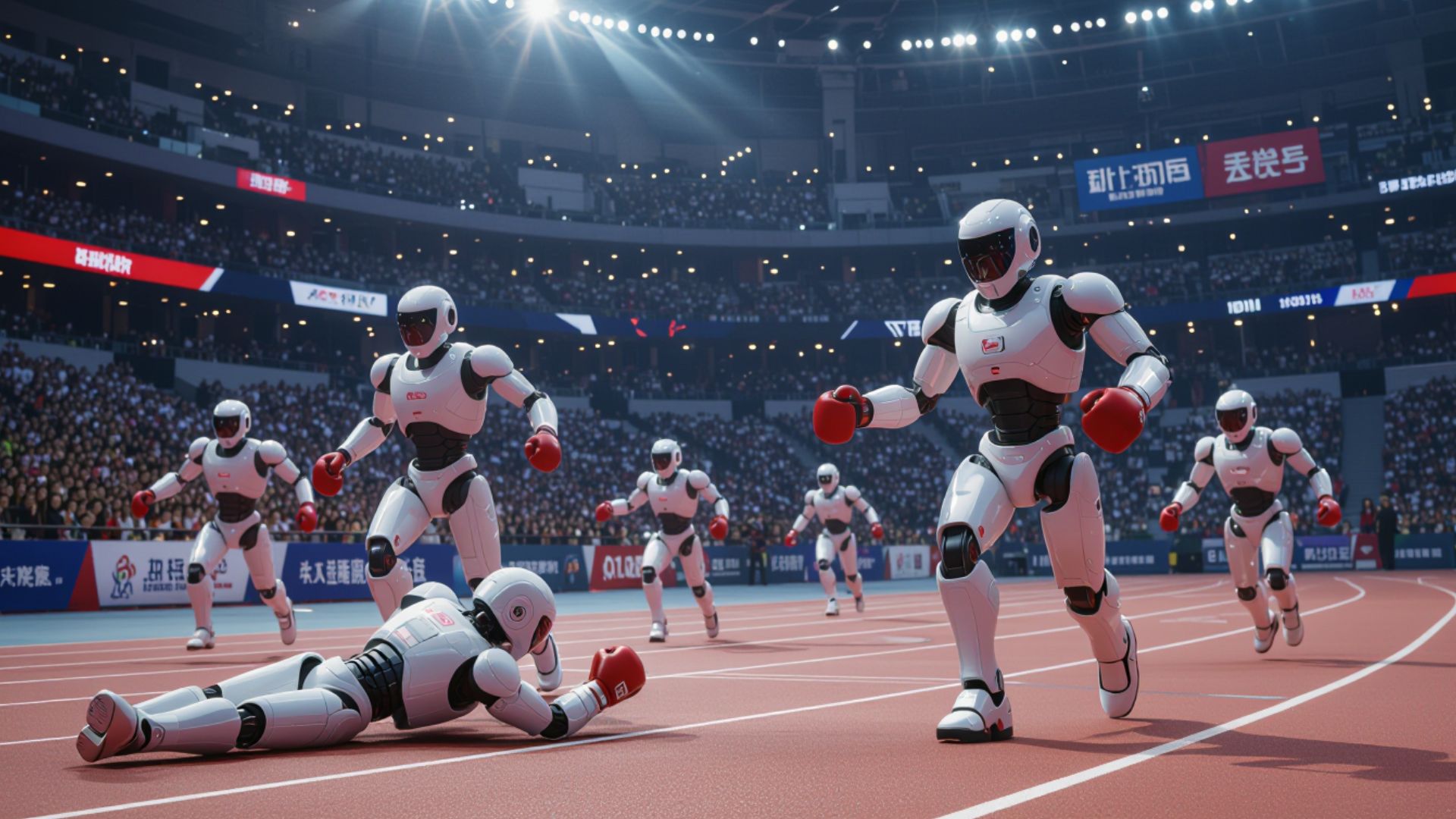 China’s First-Ever Robot Olympics: From Tumbles to Triumphs